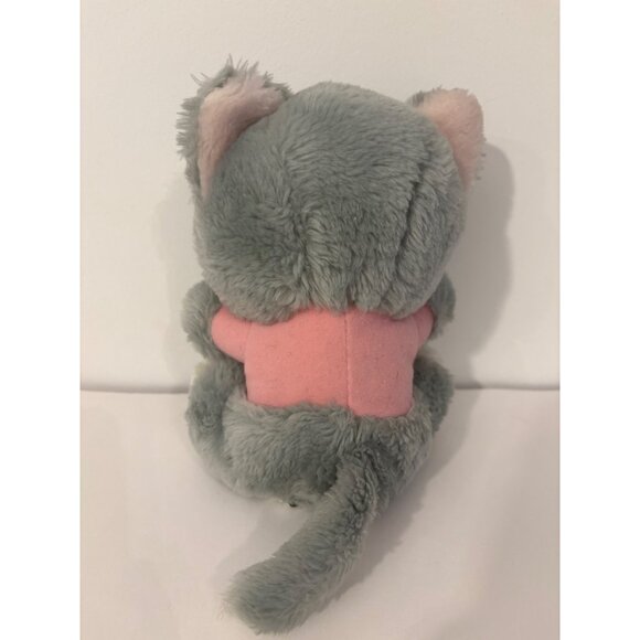 Vintage Grey Plush Bear With Pink "You're Special" Shirt 1983 Approx 7” tall - Picture 4 of 7